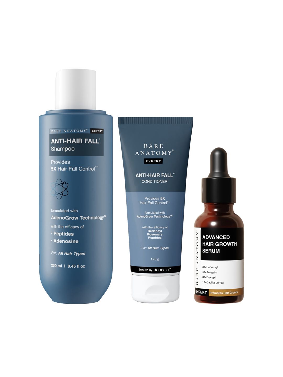 Bare Anatomy Rosemary Conditioner, Hair Fall Shampoo & Hair Fall Serum Hair Care Combo-picture-46