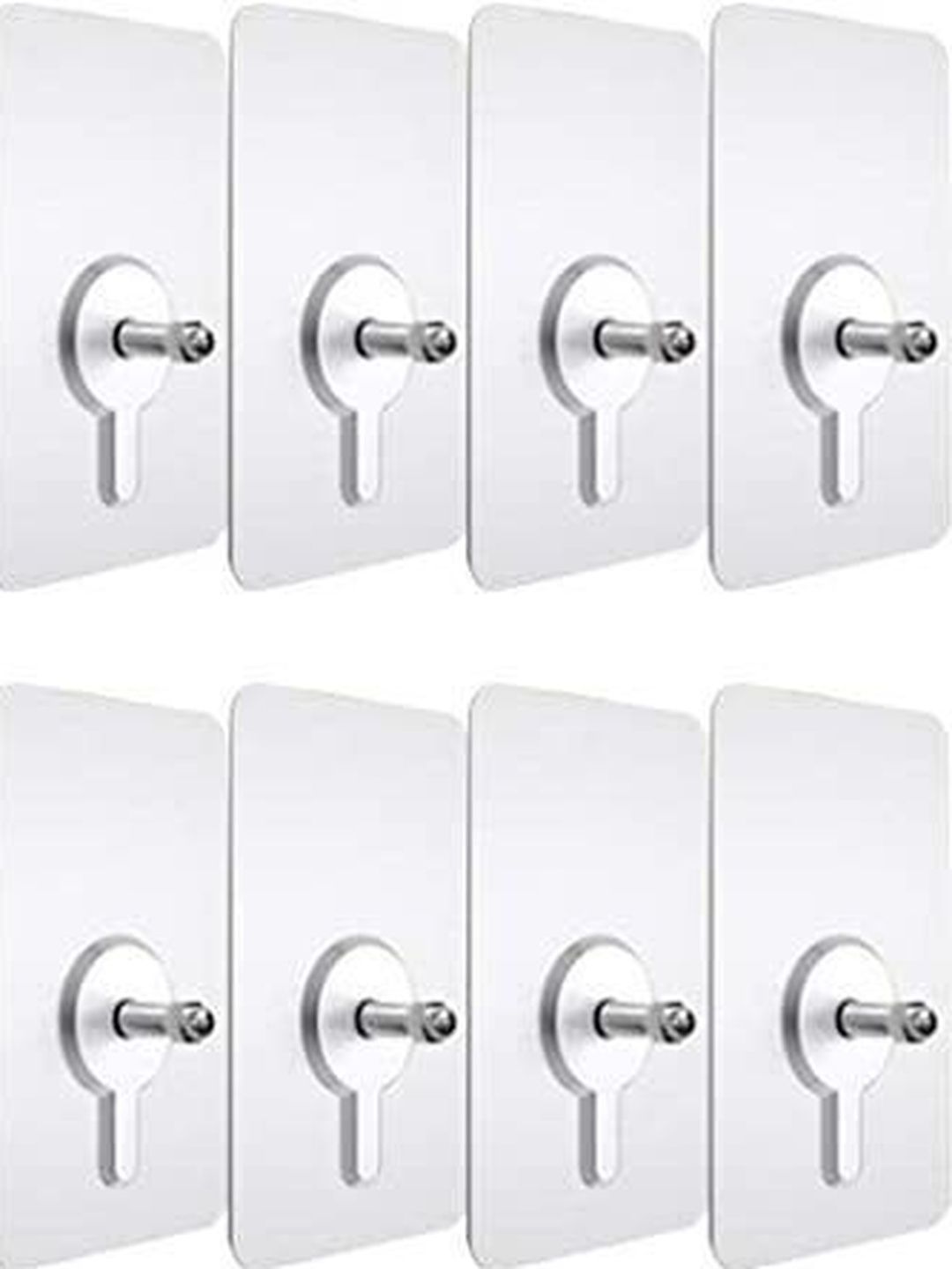 REDCARP Transparent 11-Pcs Strong Adhesive Wall Hook-picture-6