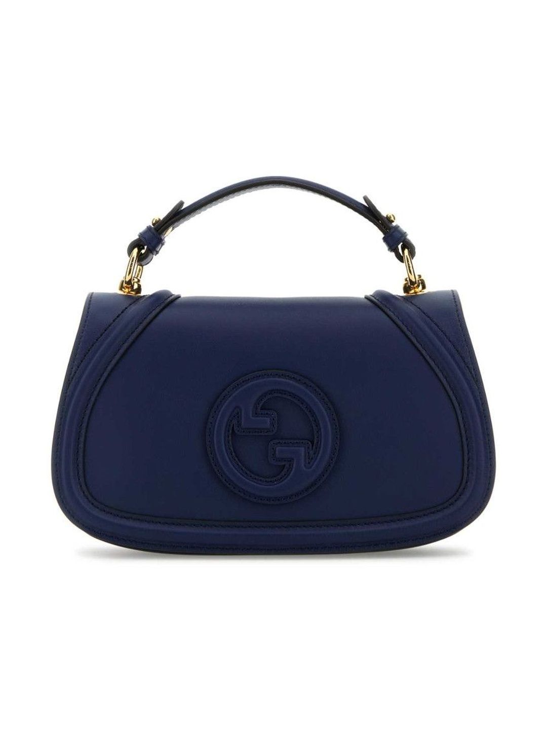 Gucci Women Navy Blue Leather Handbags-picture-26