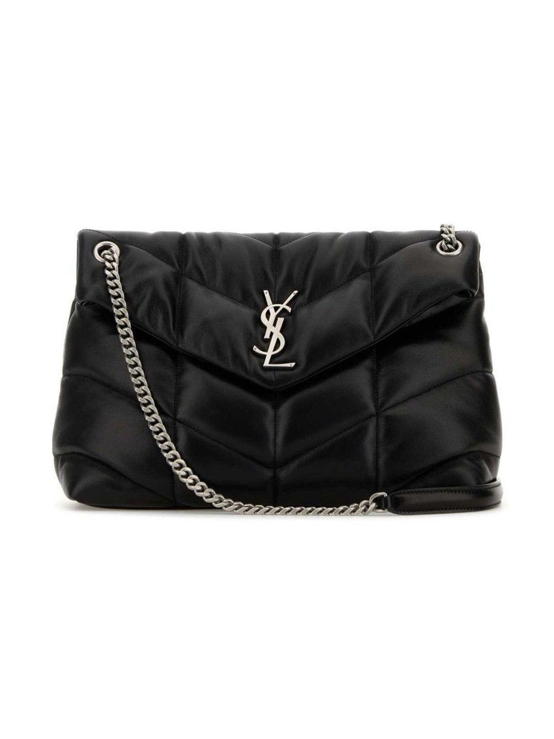 saint laurent Black Loulou Medium Shoulder Bag-picture-54