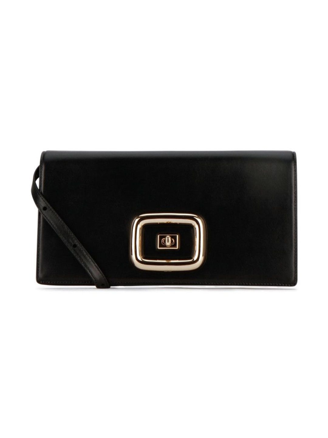 Black Embossed-logo Shoulder Bag-image-2