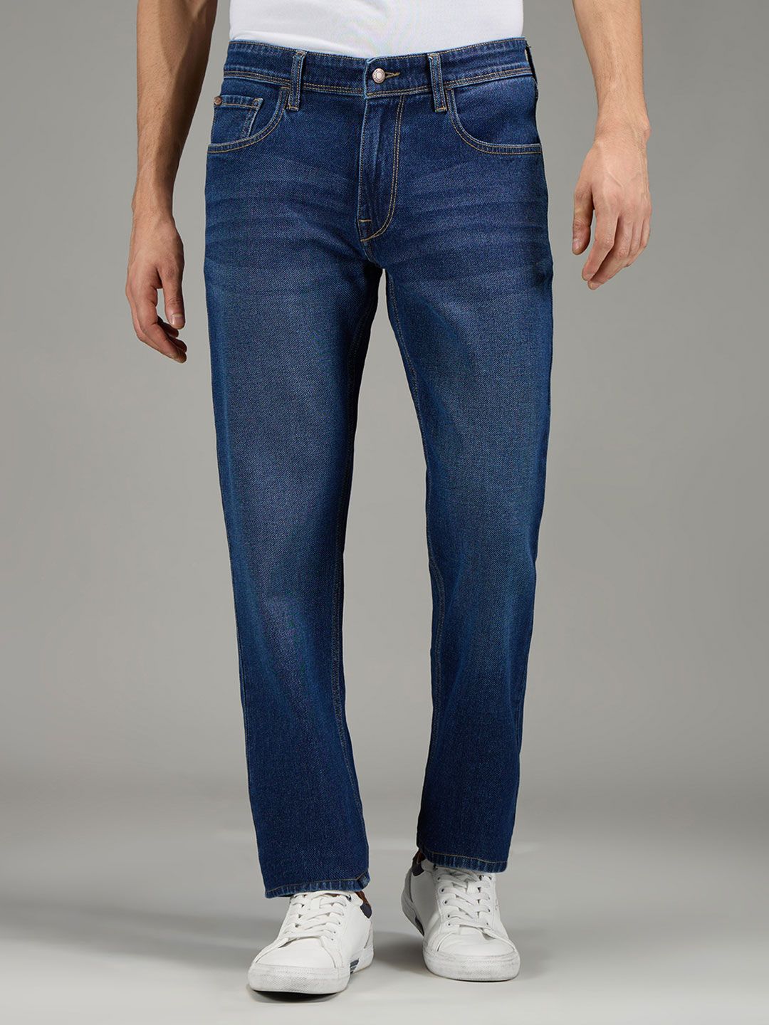 Pepe Jeans Men Holborne Straight Fit Mid-Rise Light Fade Stretchable Jeans-picture-48