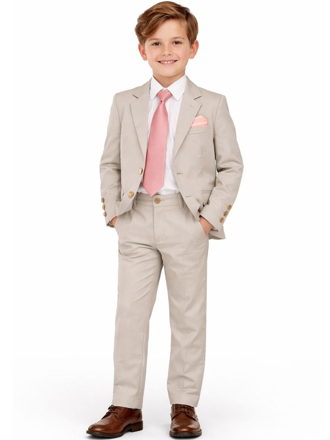 PICCOLO Boys T-shirt and Shirt with Trousers-picture-40