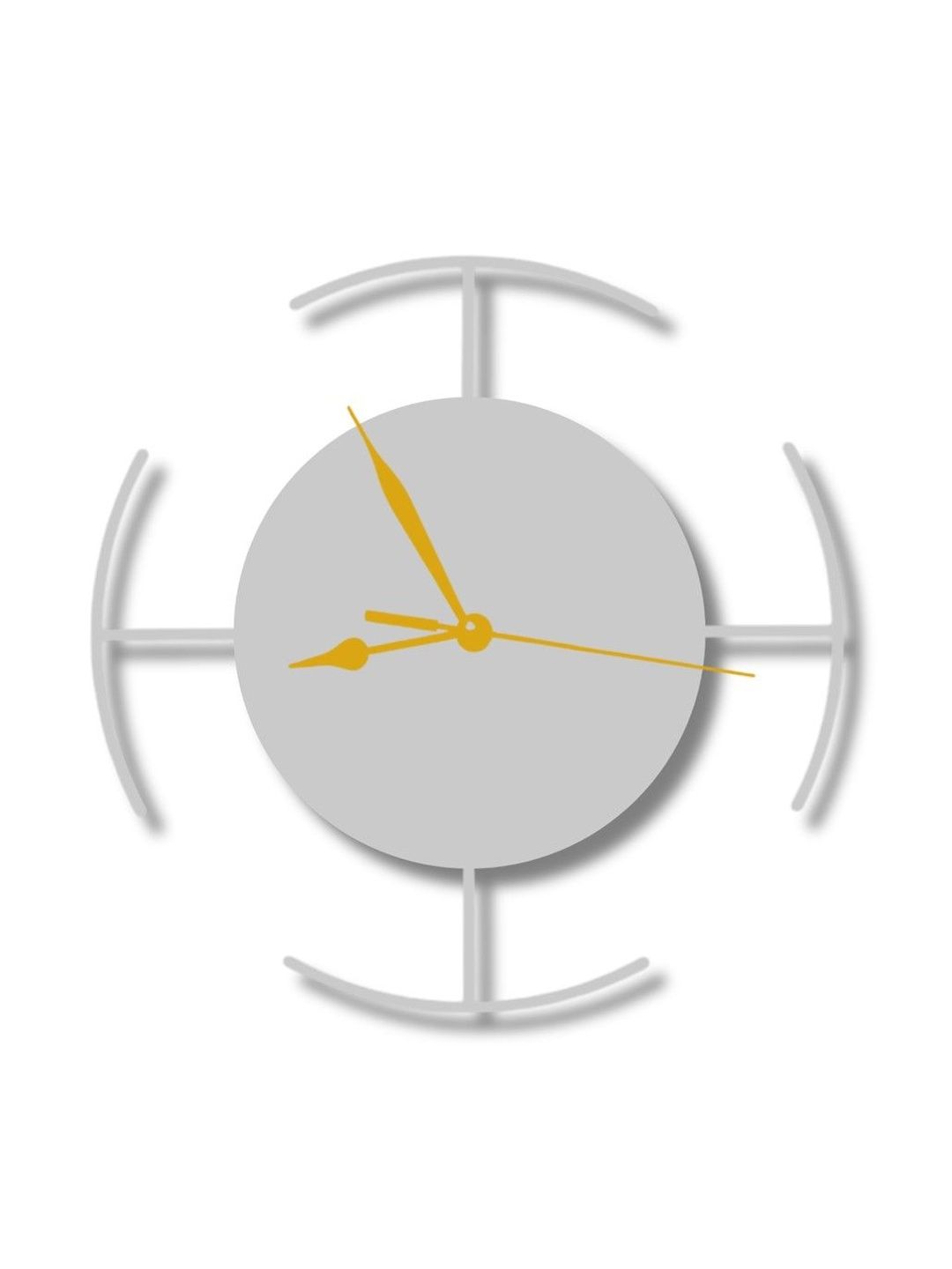 VENTUOS Grey & White Quirky Wall Clock-picture-19