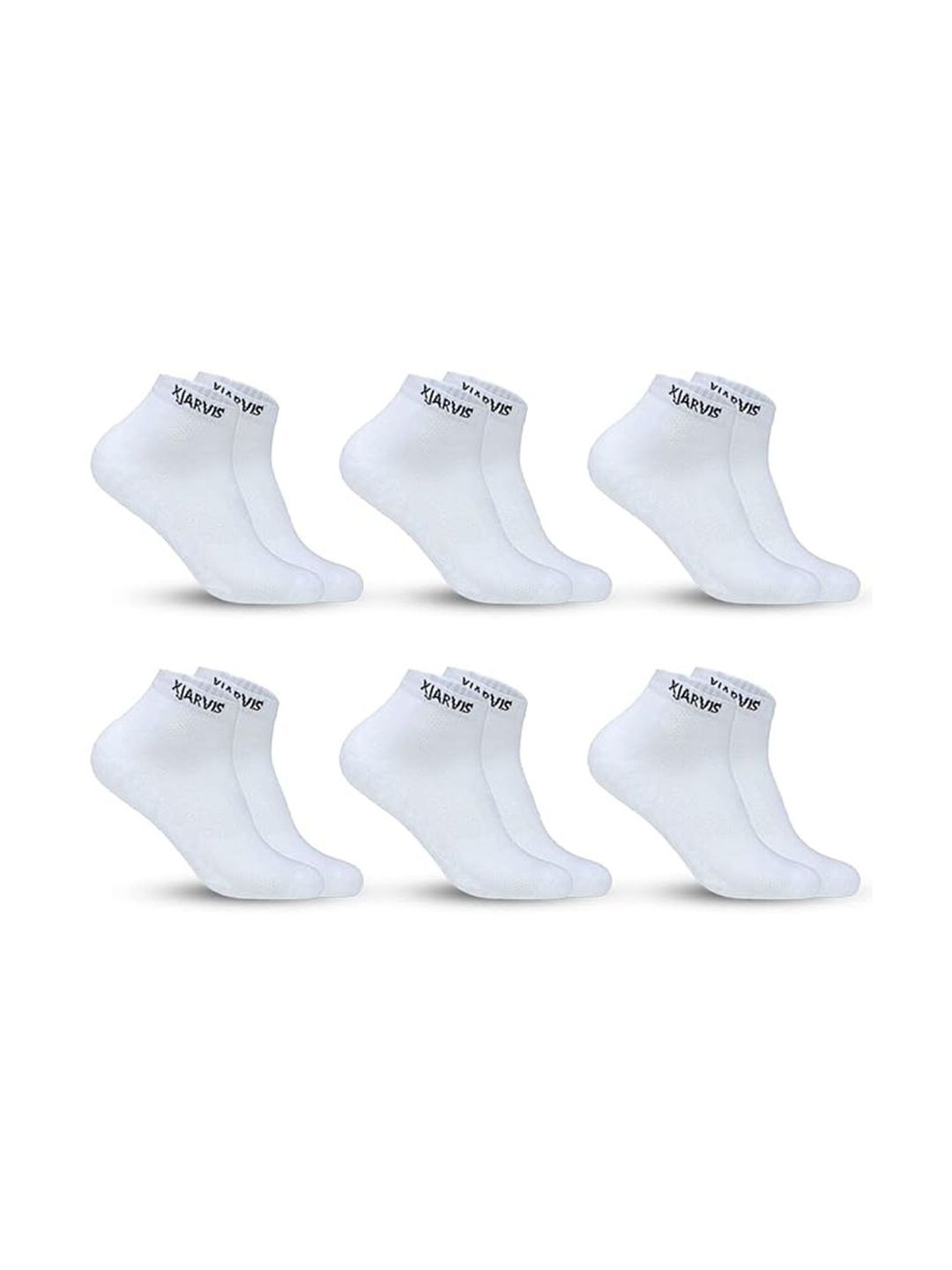 Xjarvis Women Pack of 6 Cotton Ankle Length Socks-image-36