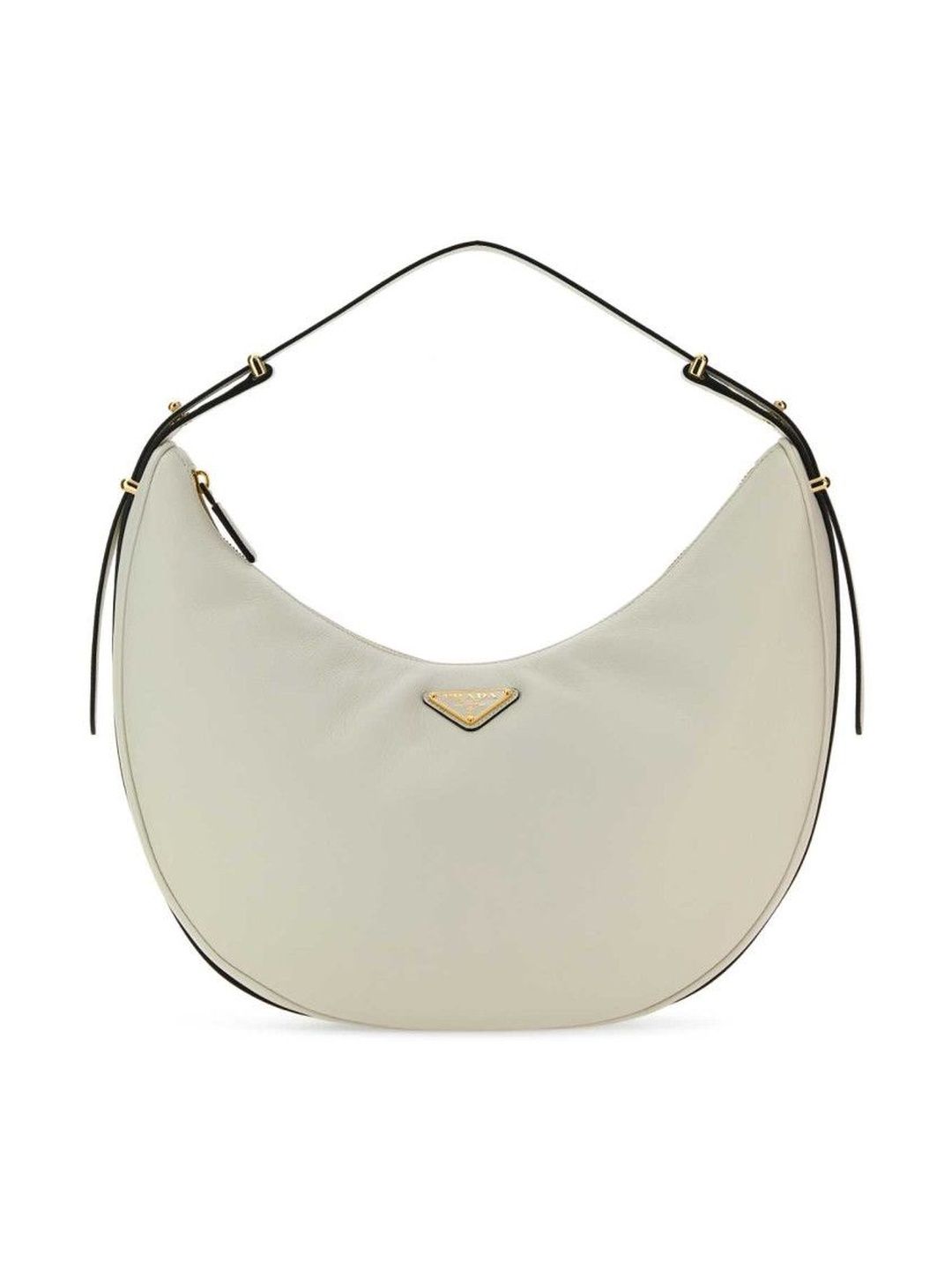 Prada Women Off White Leather Handbags-image-14