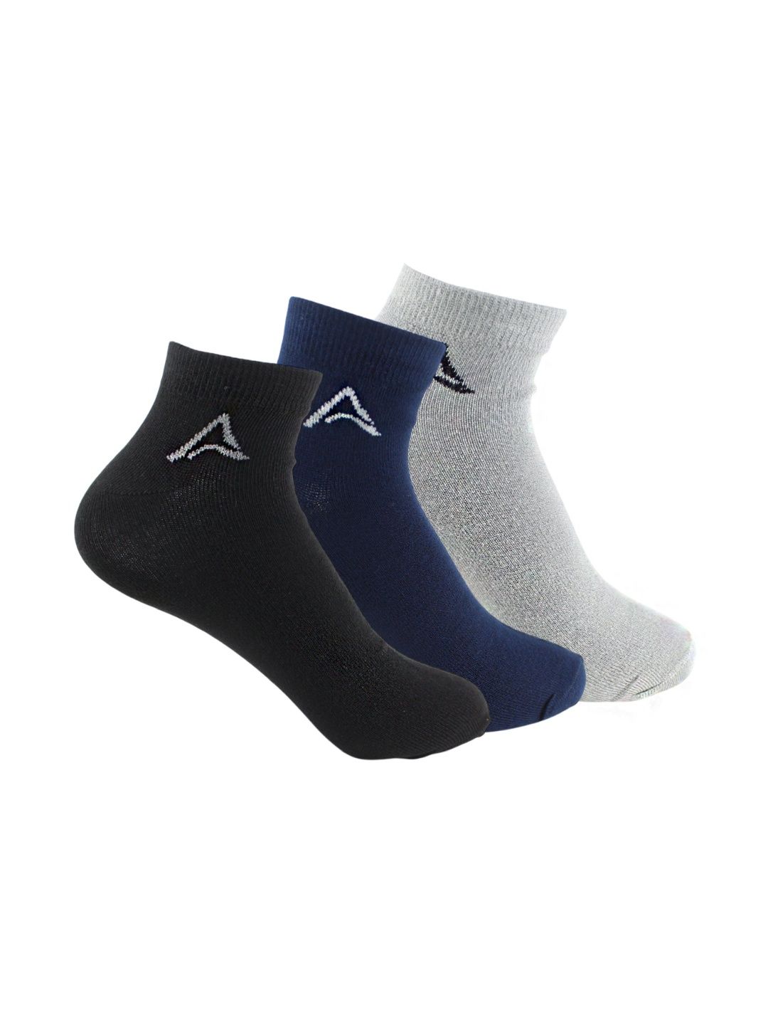 AMAREE Unisex Pack of 3 Assorted Ankle Length Socks-picture-18