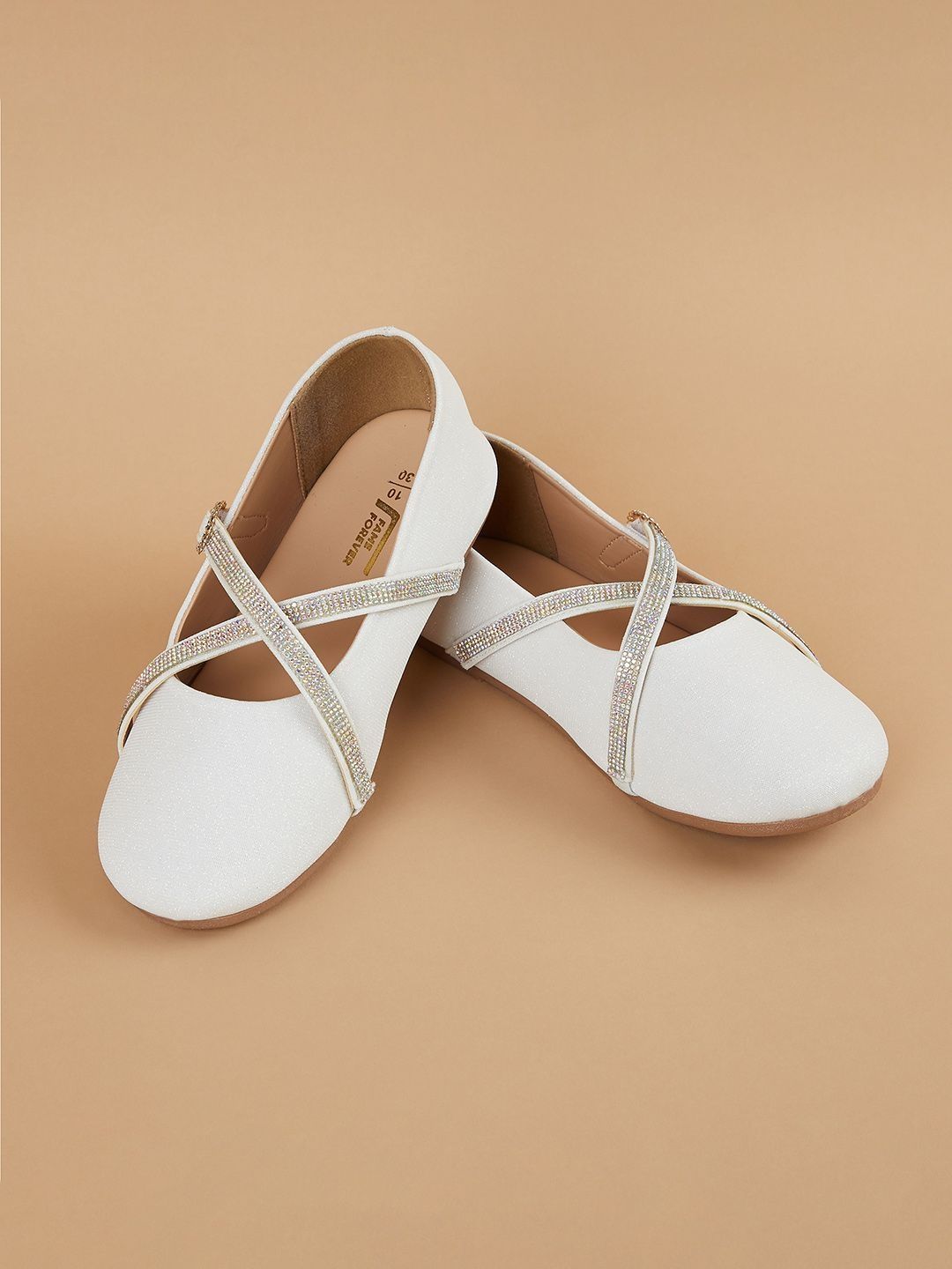 Fame Forever by Lifestyle Girls Round Toe Slip-On Ballerinas-picture-14