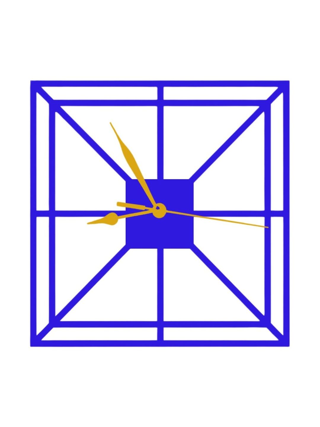 VENTUOS Blue & Blue Wall Clock-picture-33