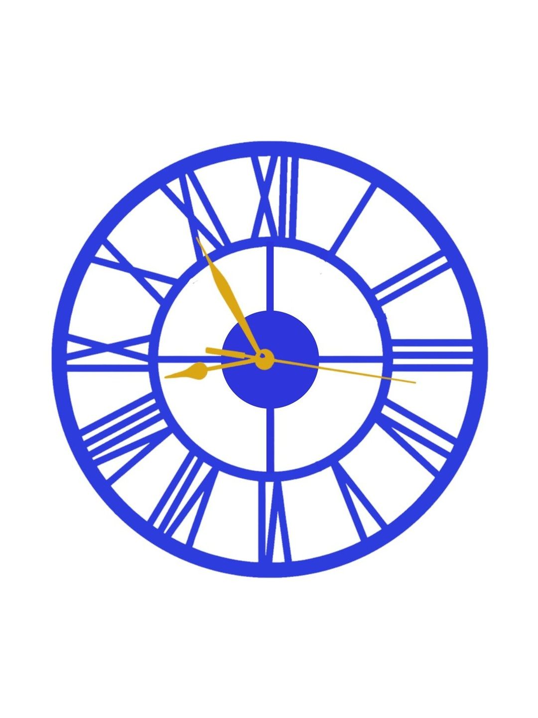 VENTUOS Blue & Blue Wall Clock-picture-30