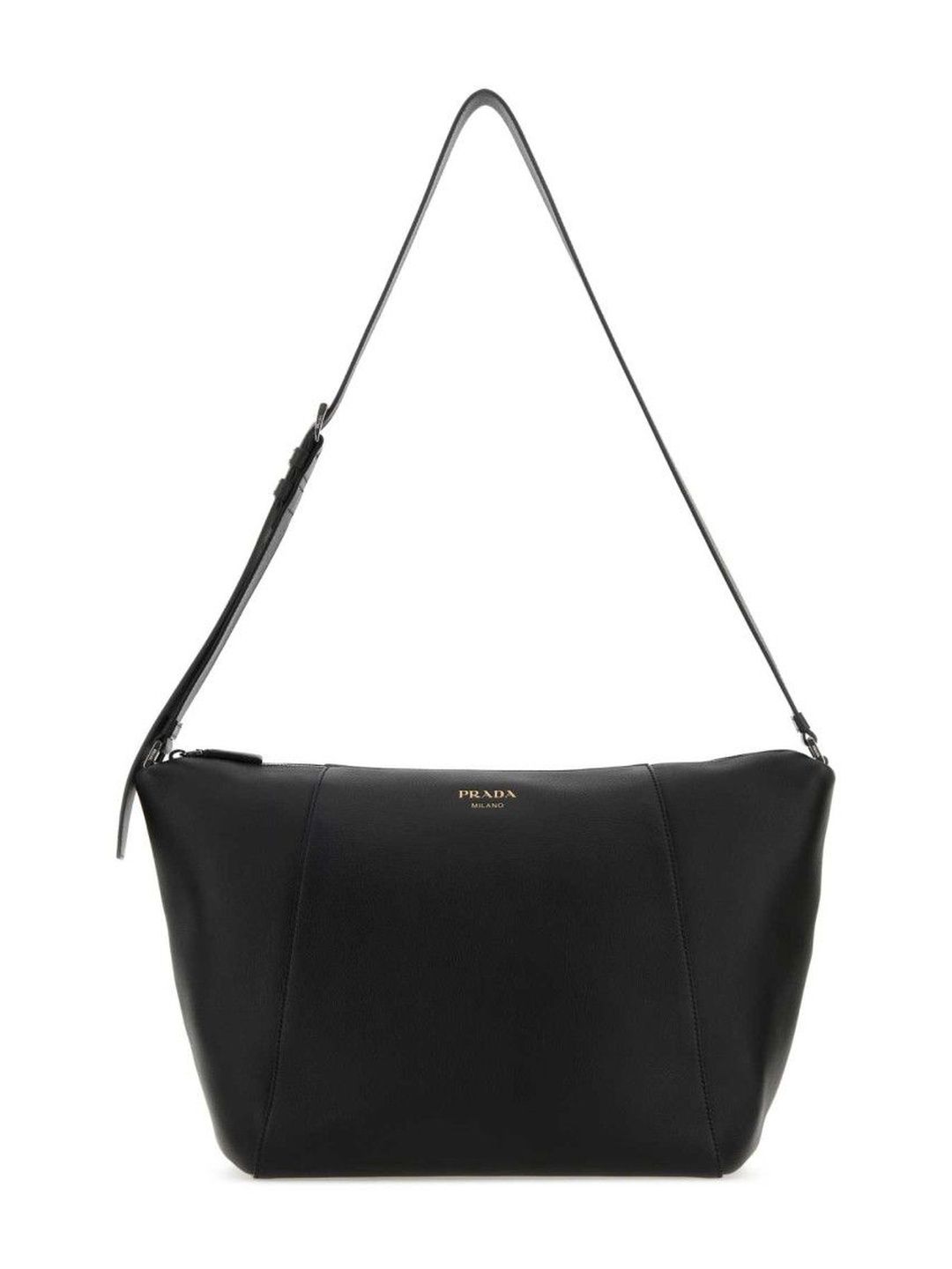 Prada Men Black Leather Handbags-image-31
