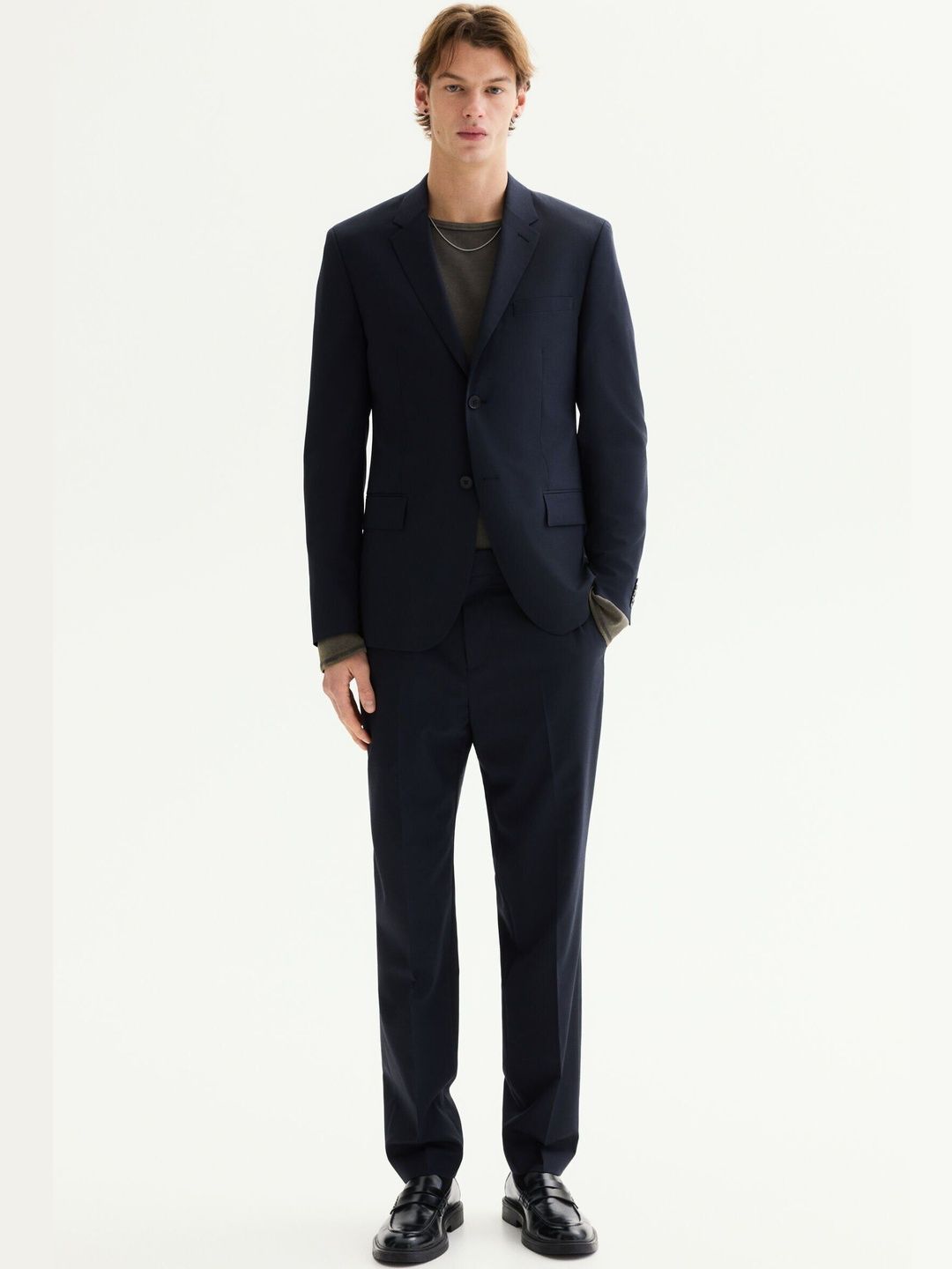 H&M Slim Fit Suit Trousers-picture-35