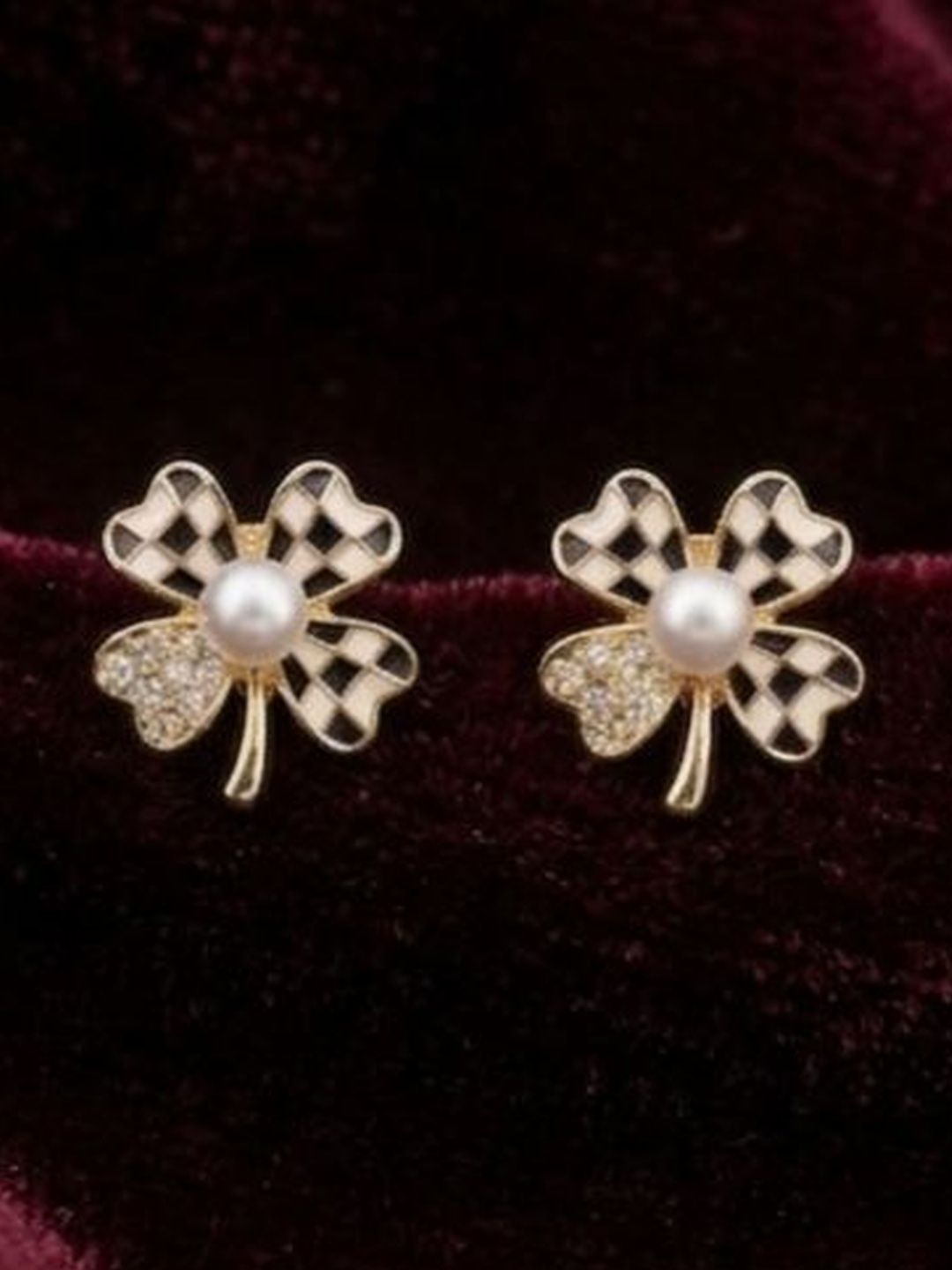 SZN Gold-Plated Quirky Studs Earrings-picture-34