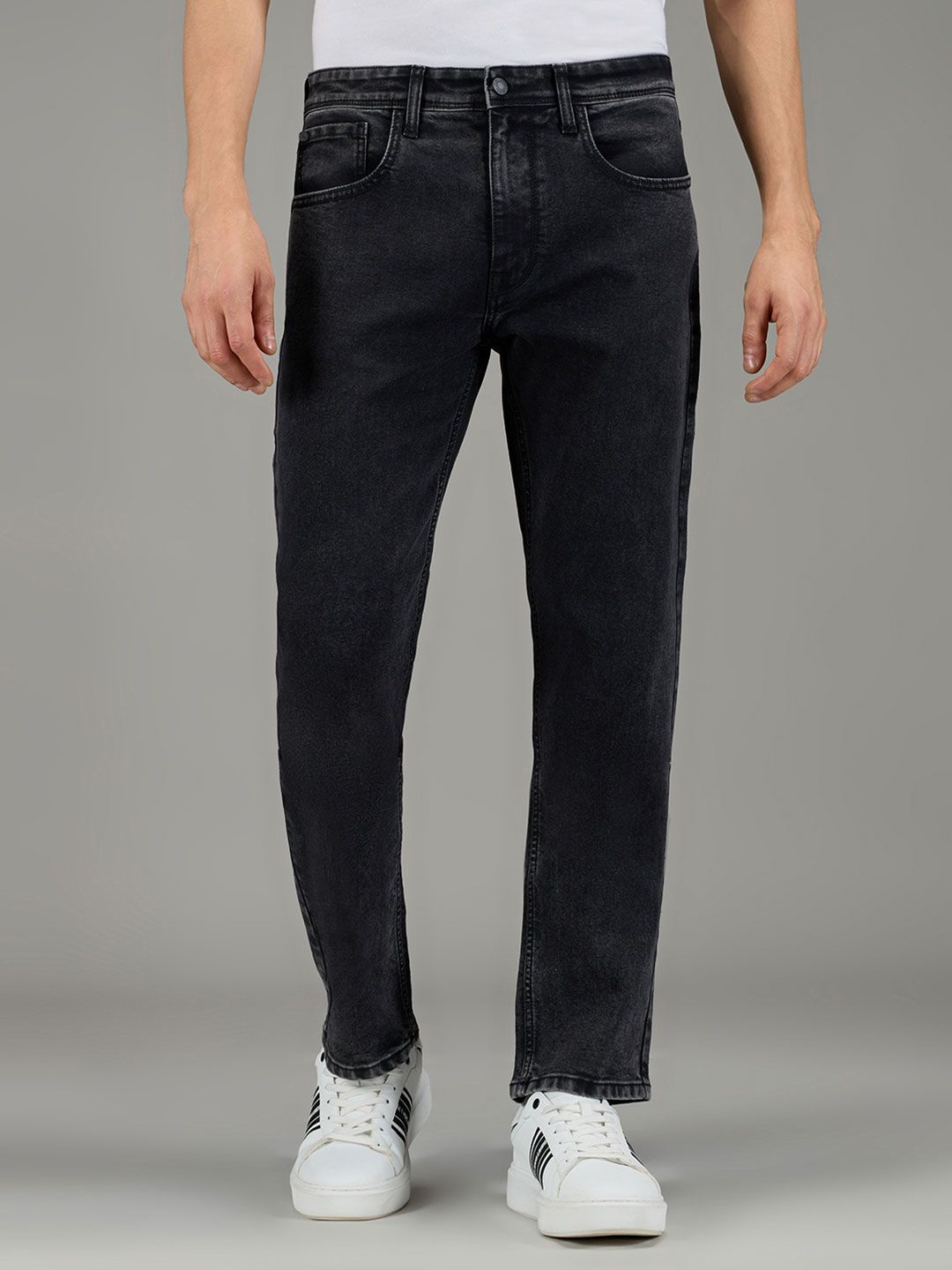 Pepe Jeans Pepe Jeans Men Holborne Straight Fit Mid-Rise Light Fade Stretchable Jeans