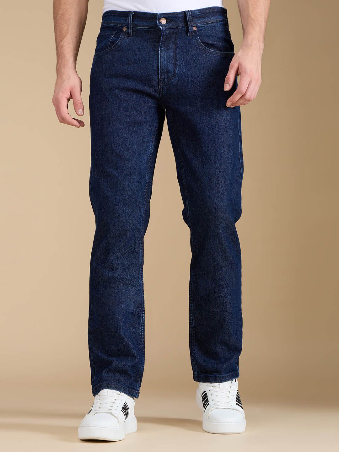 Pepe Jeans Men Straight Fit Mid-Rise Low Distress Light Fade Stretchable Jeans-picture-43
