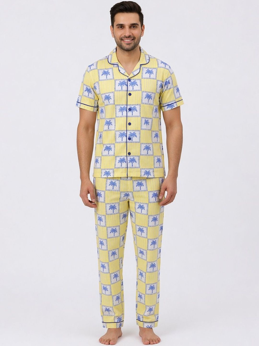 Nite Flite Men Printed Night suit-picture-55