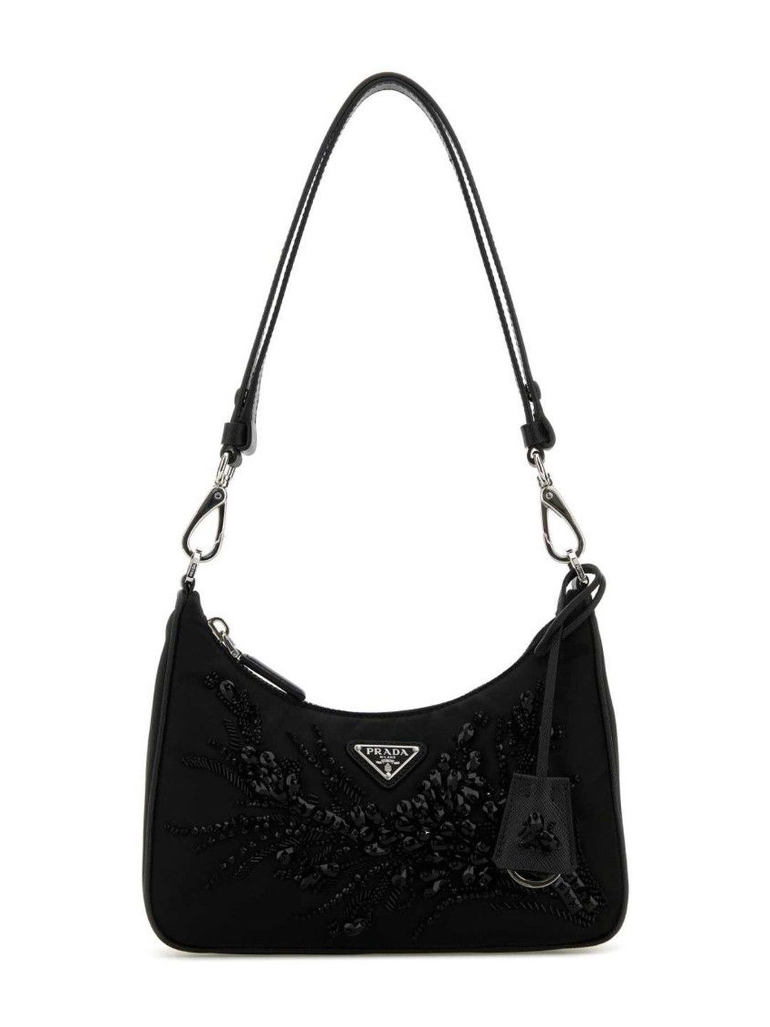 Prada Women Black Metal Handbags-picture-22