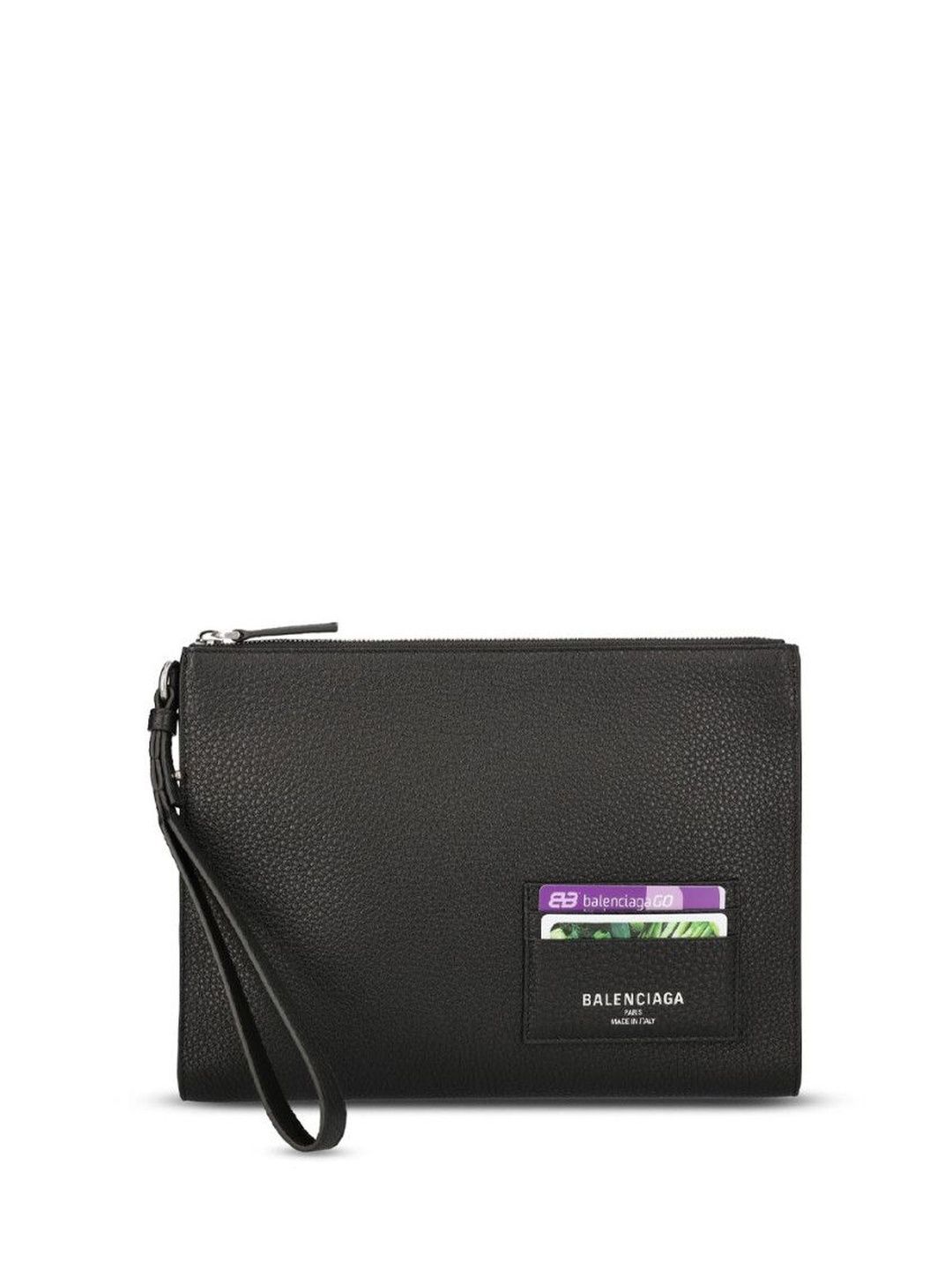 balenciaga Black Logo Clutch-picture-20