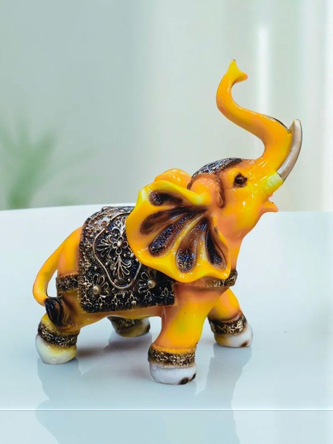 SANKALAN CREATIONS Yellow Idol Showpiece-picture-26