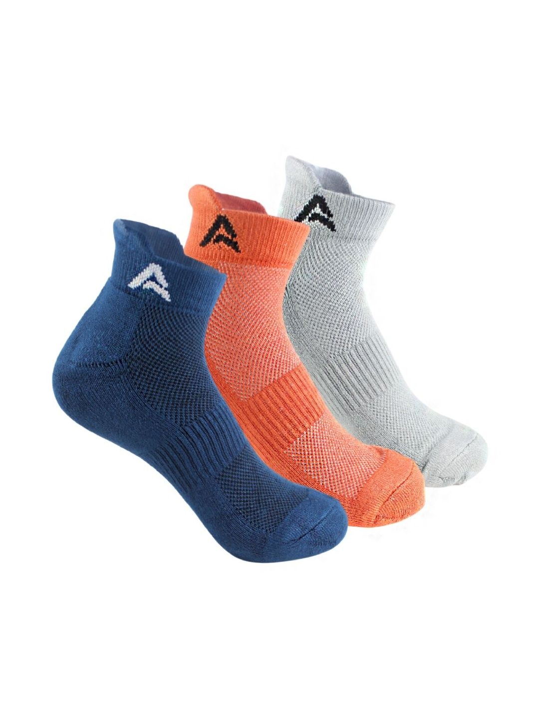 AMAREE Unisex Pack of 3 Assorted Ankle Length Socks-picture-52