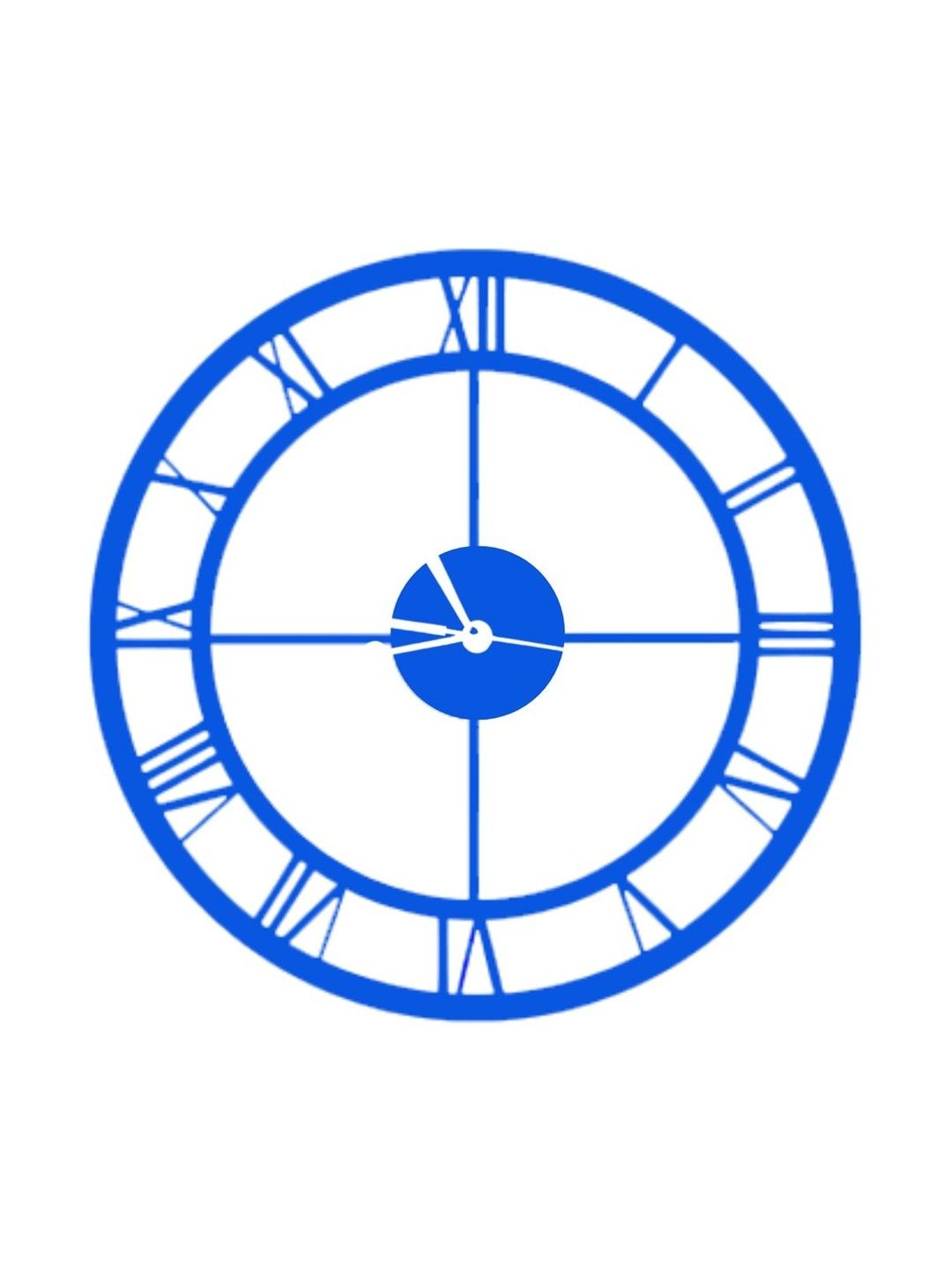 VENTUOS Blue & Blue Wall Clock-picture-32