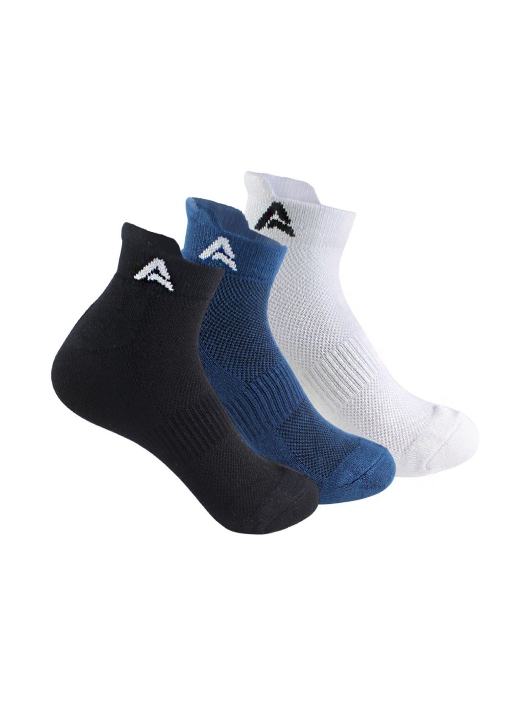 AMAREE Unisex Pack of 3 Assorted Ankle Length Socks-picture-49