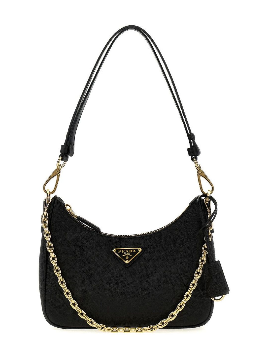 Prada Women Black Leather Handbags-image-30