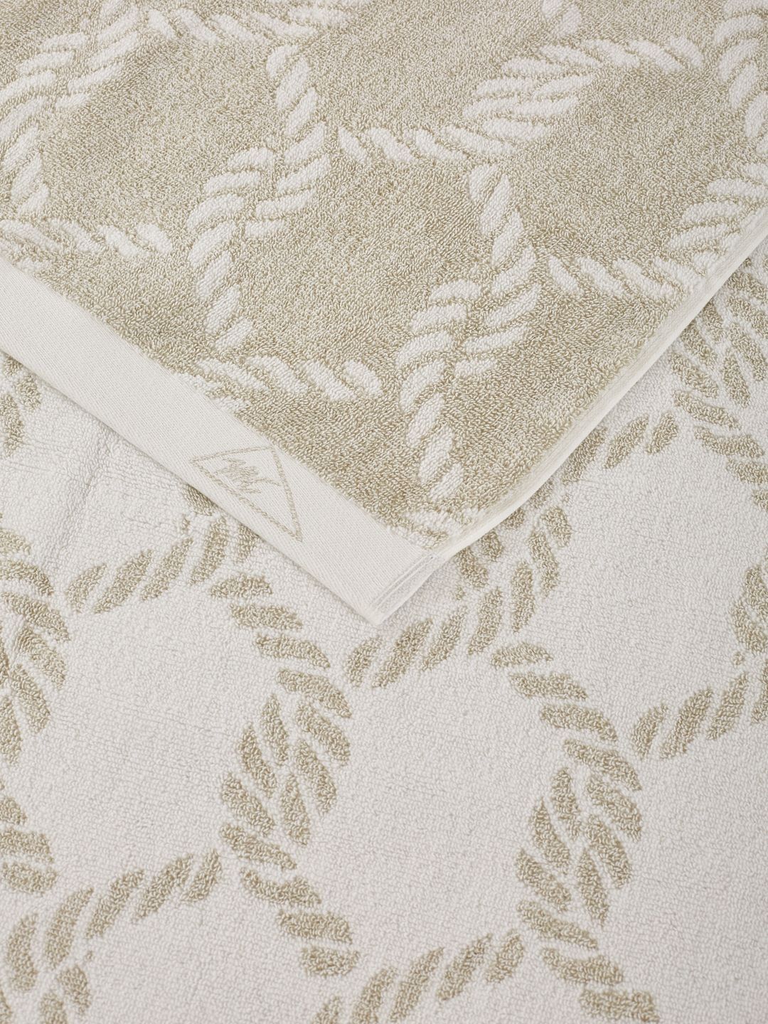 Monte Carlo Beige & White 1 Printed Cotton 500 GSM Bath Towel-picture-20