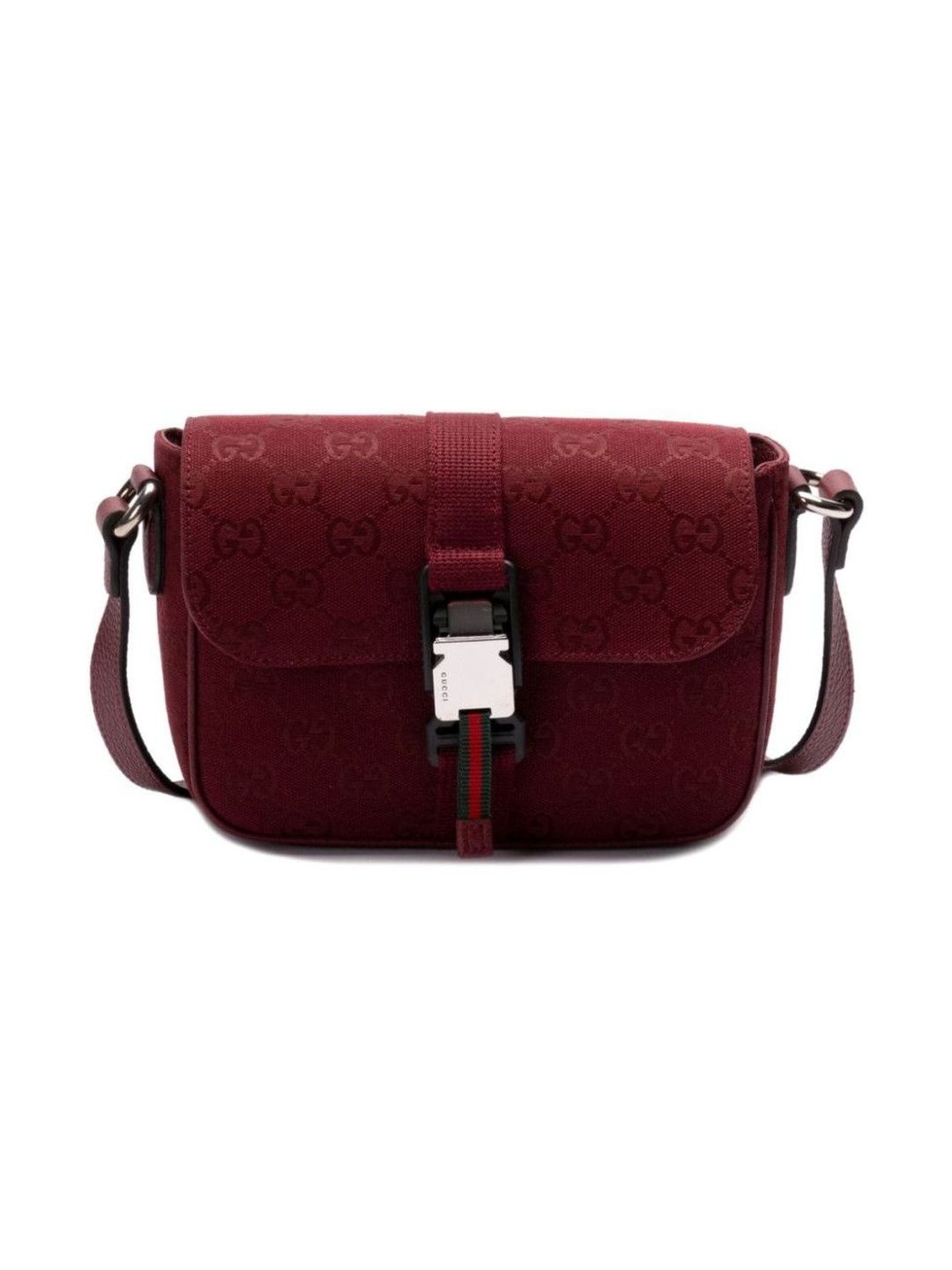 Gucci Men Maroon Cotton Handbags-image-18