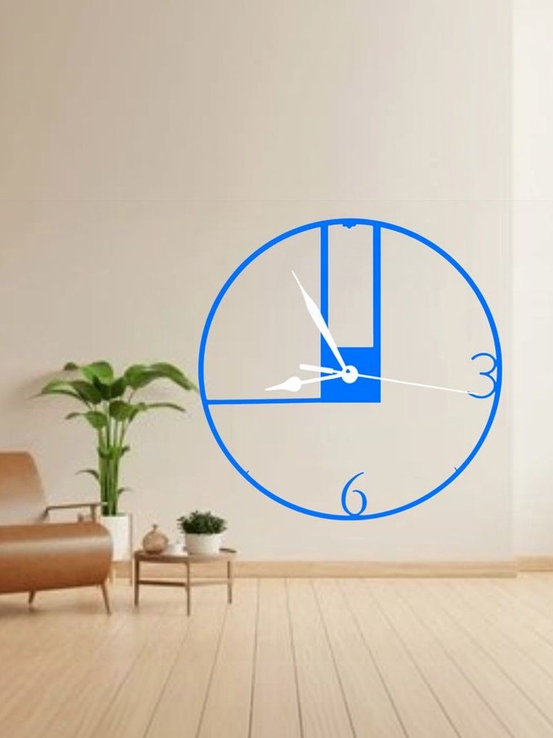 VENTUOS Blue & Blue Wall Clock-picture-31