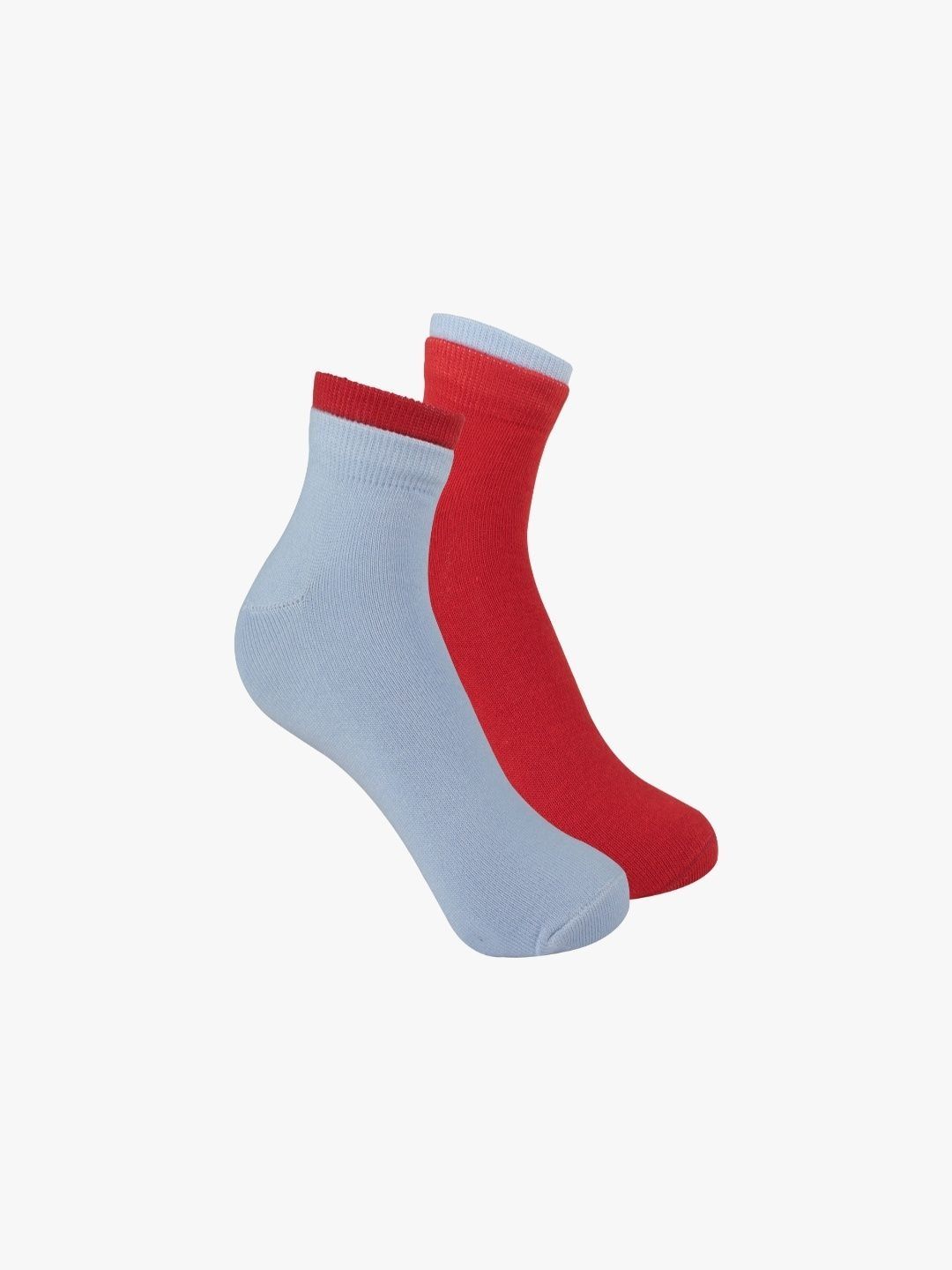 AMAREE Women Pack of 3 Cotton Assorted Colourblocked Ankle Length Socks-picture-39