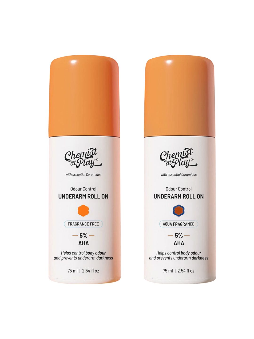 Chemist at Play Set Of 2 Underarm Roll On - 75ml Combo-image-49