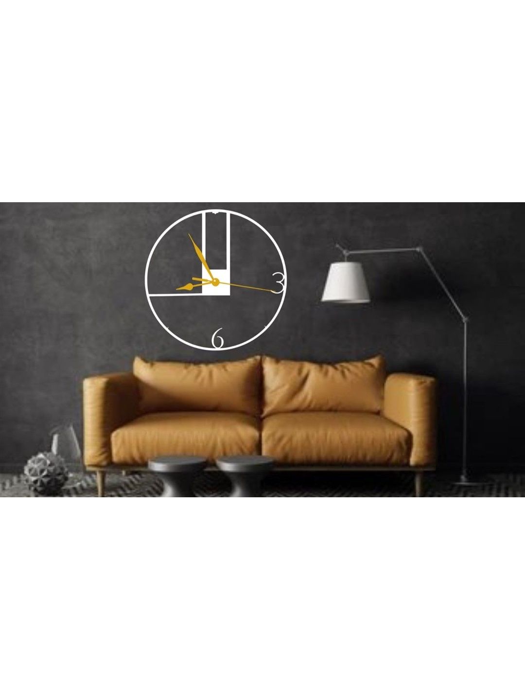 VENTUOS White & White Wall Clock-picture-36