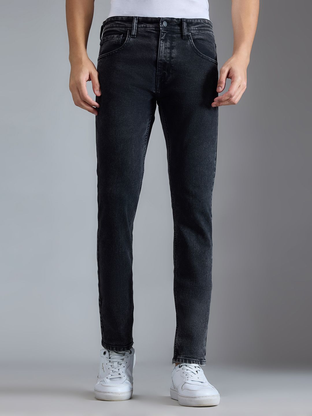 Pepe Jeans Men Vapour Slim Fit Mid-Rise Light Fade Stretchable Jeans-picture-16