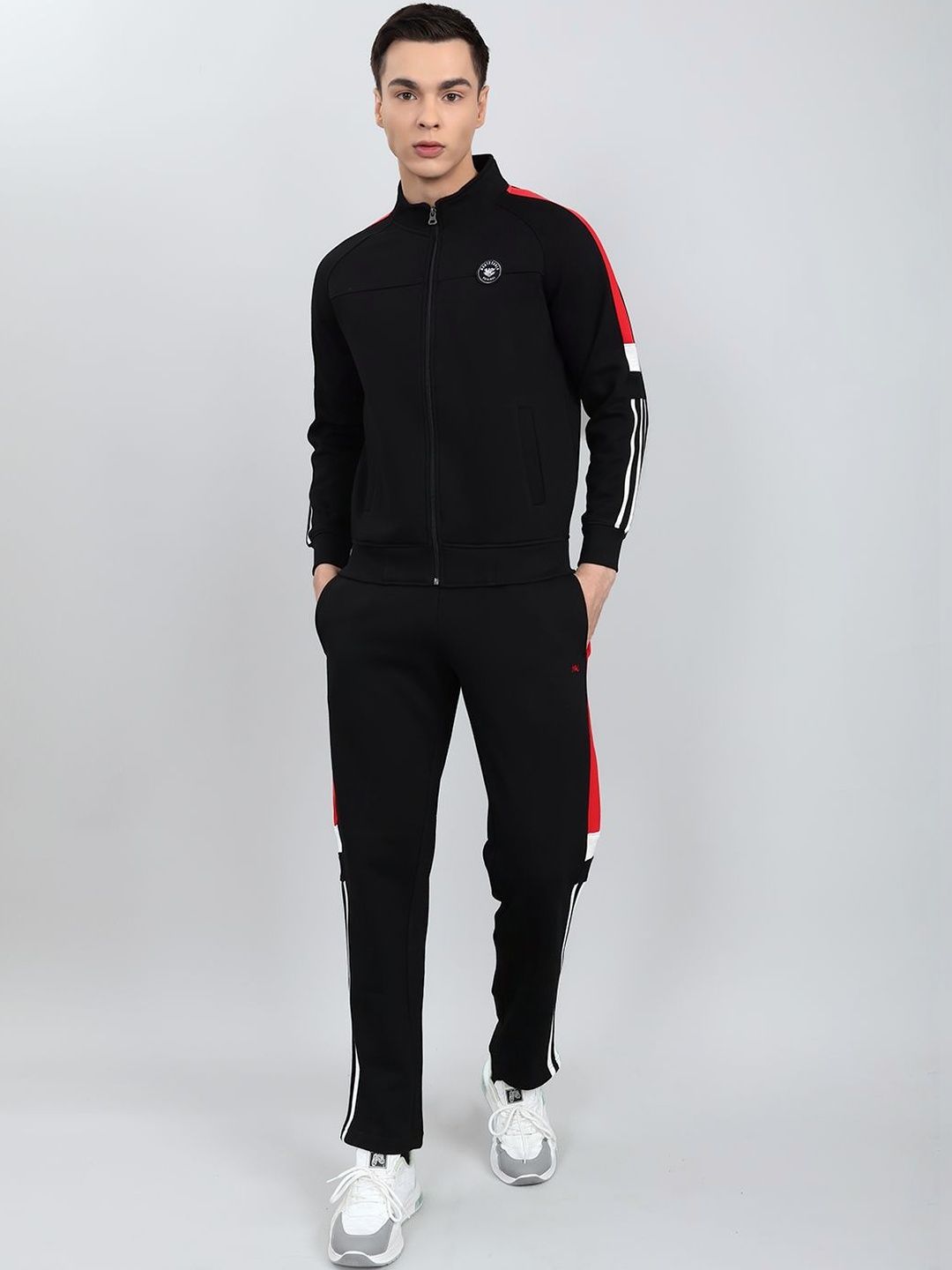 Monte Carlo Colorblocked Mock Collar Tracksuits-image-29