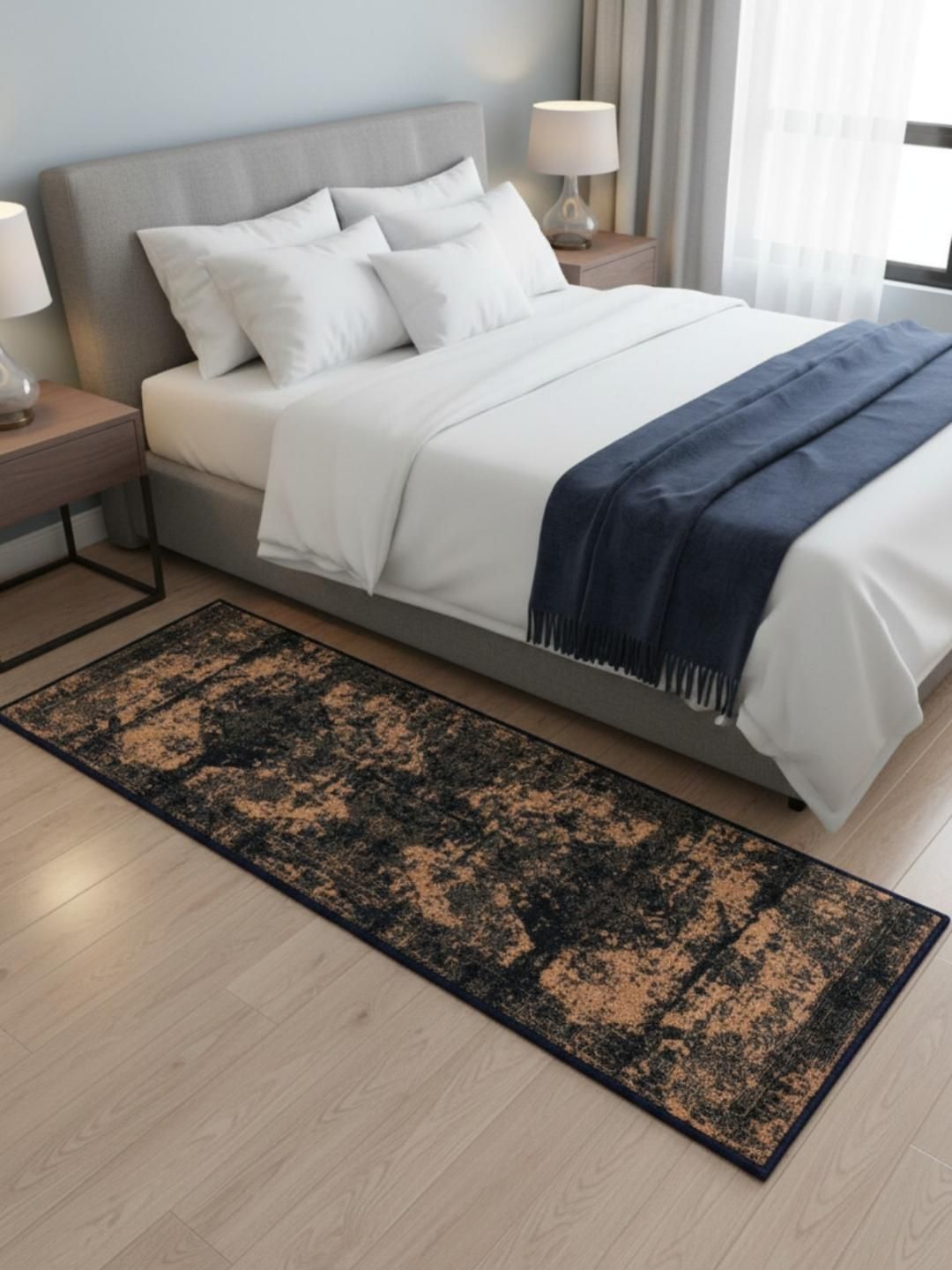 MODEFE Brown Abstract Floor Runners deal from myntra MODEFE Brown Abstract Floor Runners deal from myntra