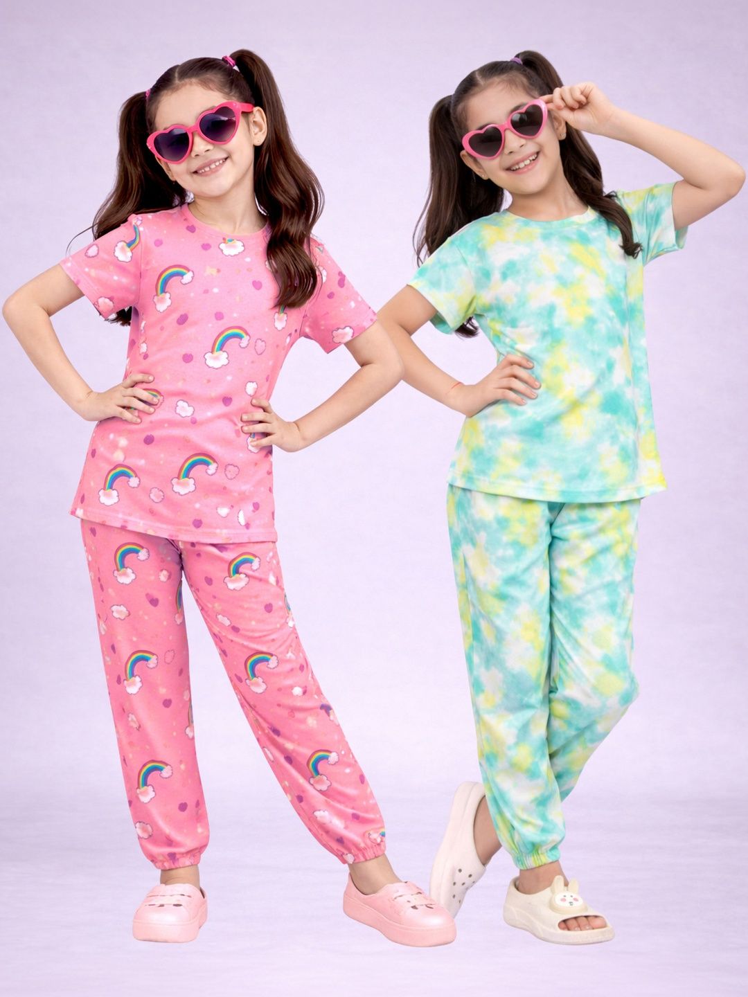 LITBABY Girls Printed Short Sleeves Nightdress-image-28