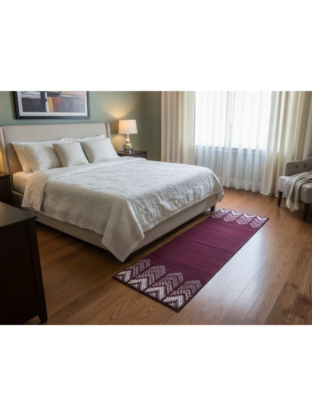 MODEFE Printed Purple Floor Runners-image-38