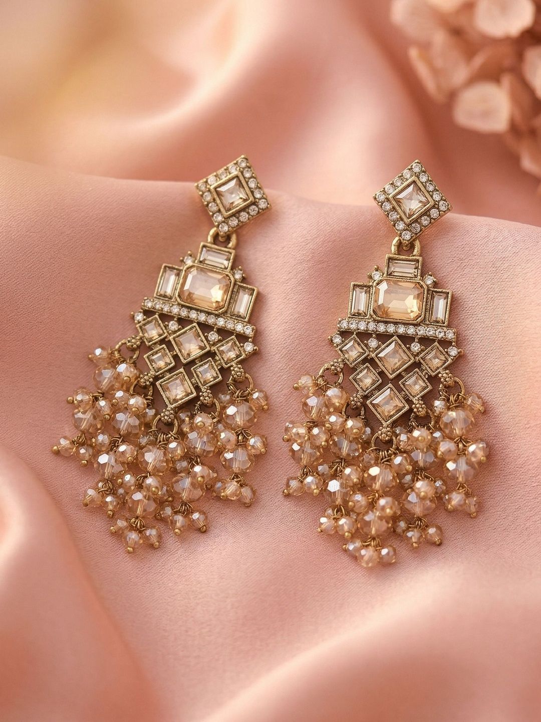 TRENDY4EVER Geometric Drop Earrings-image-38