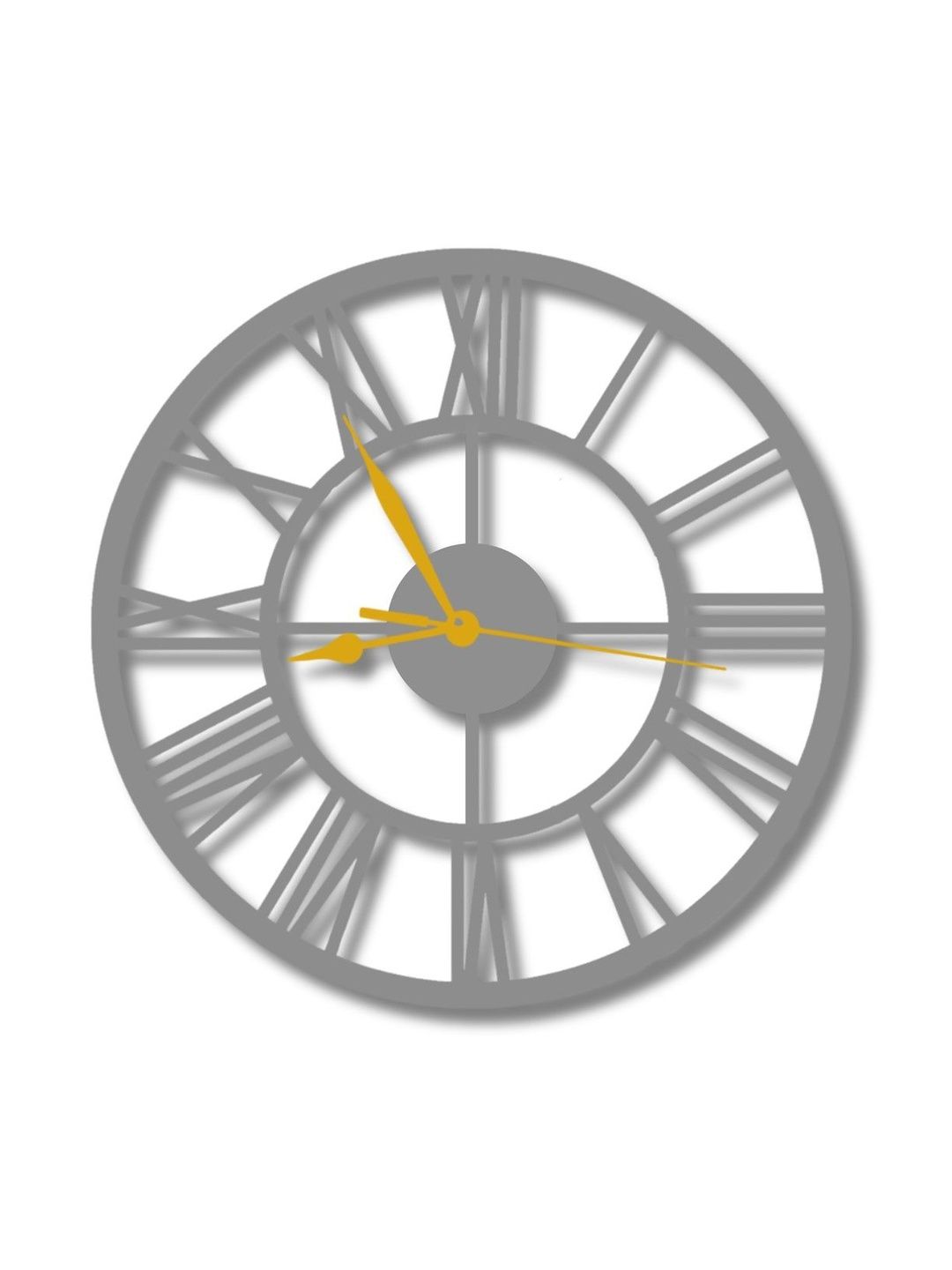 VENTUOS Grey & Grey Wall Clock-image-38