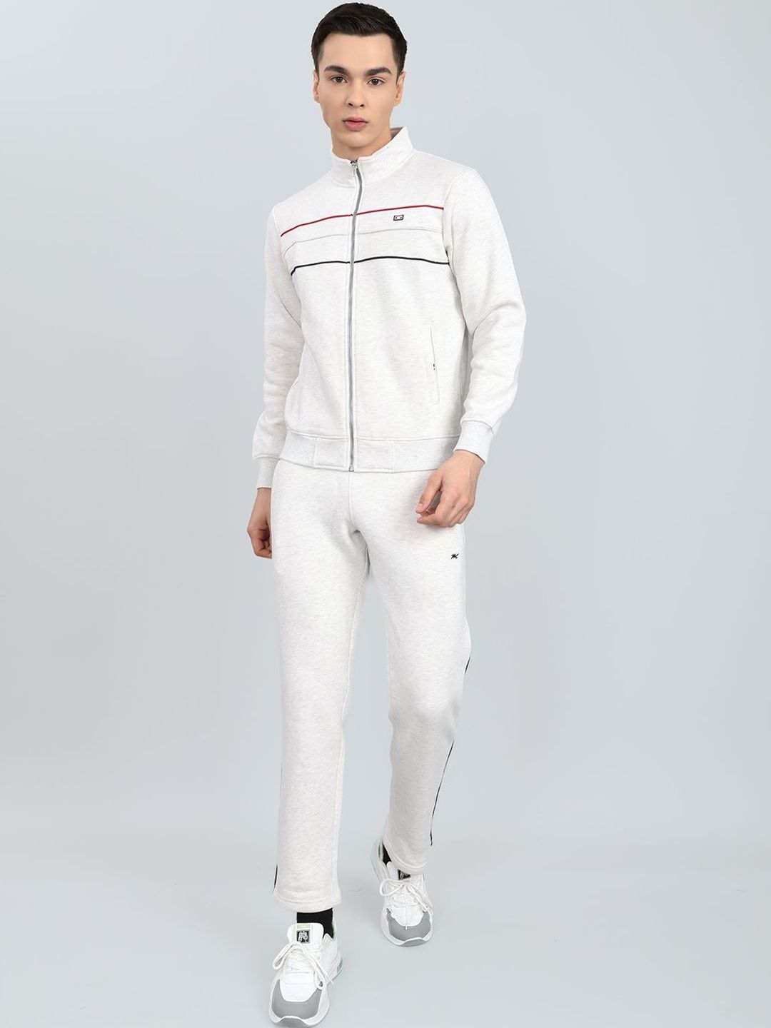 Monte Carlo Colourblocked Mock Collar Tracksuits-image-7