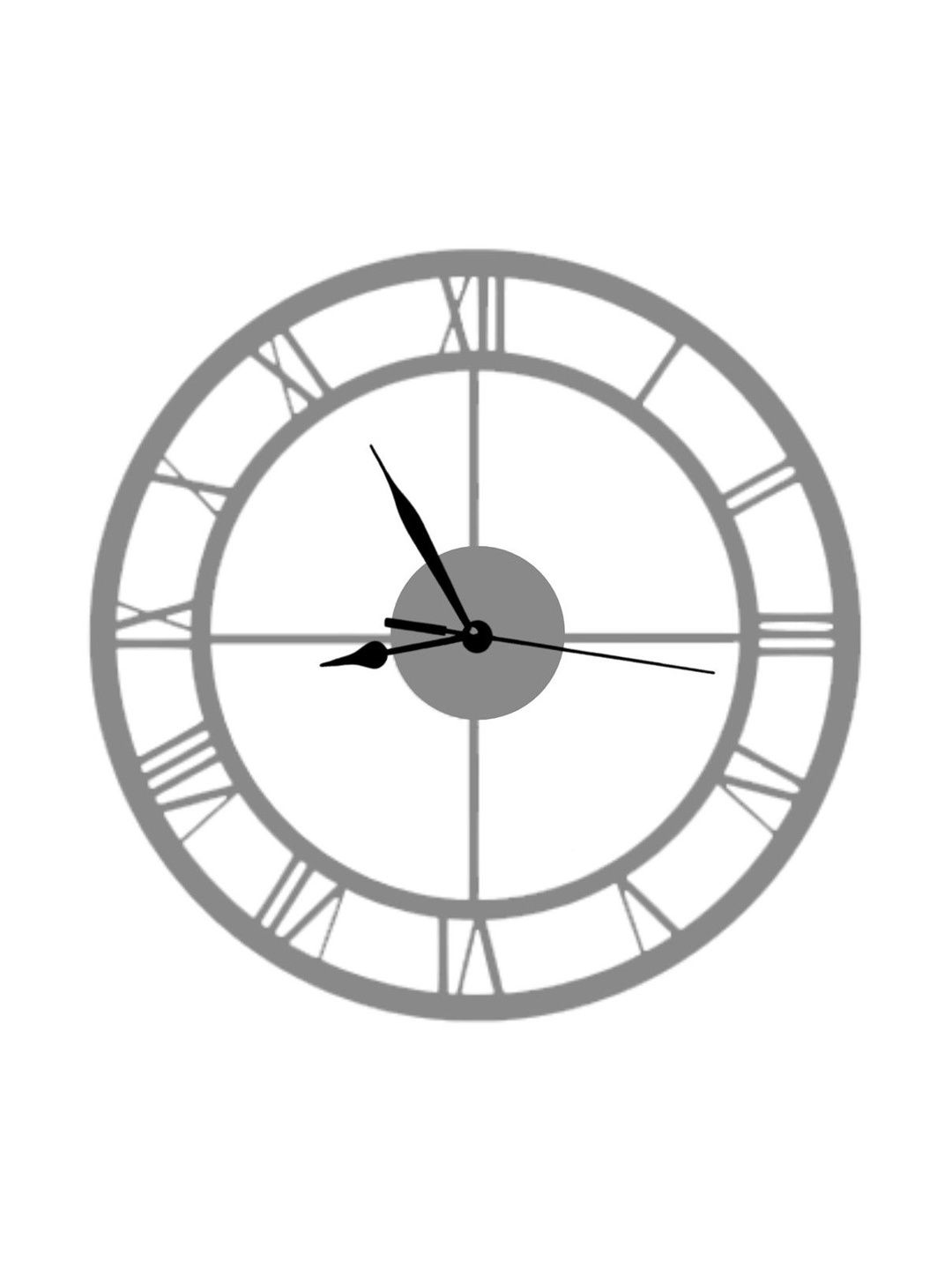 VENTUOS Grey & Grey Wall Clock-image-27