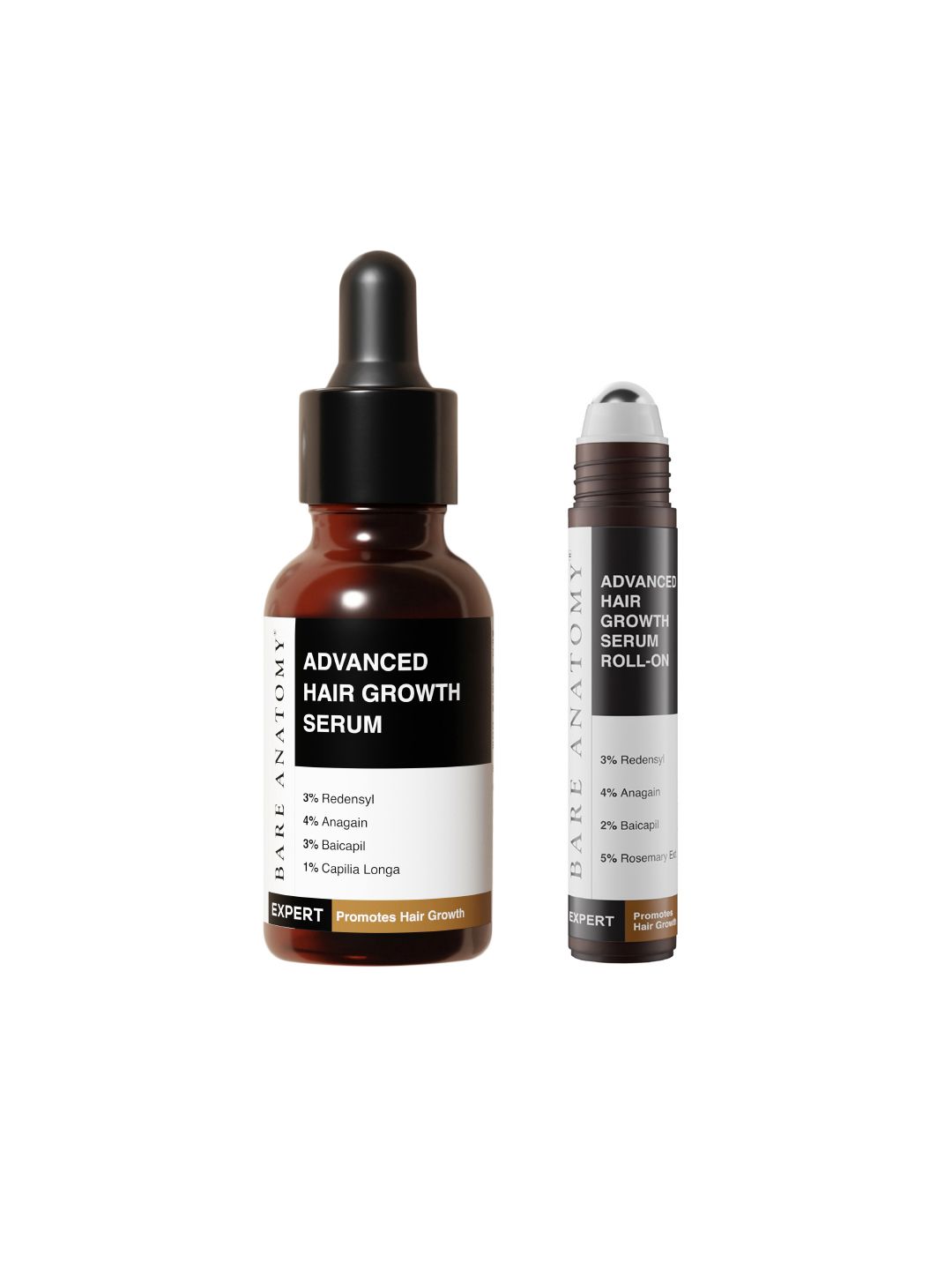 Bare Anatomy Hair Growth Rosemary Roll-On & Hair Fall Serum - 30ml Hair Care Combo-picture-23