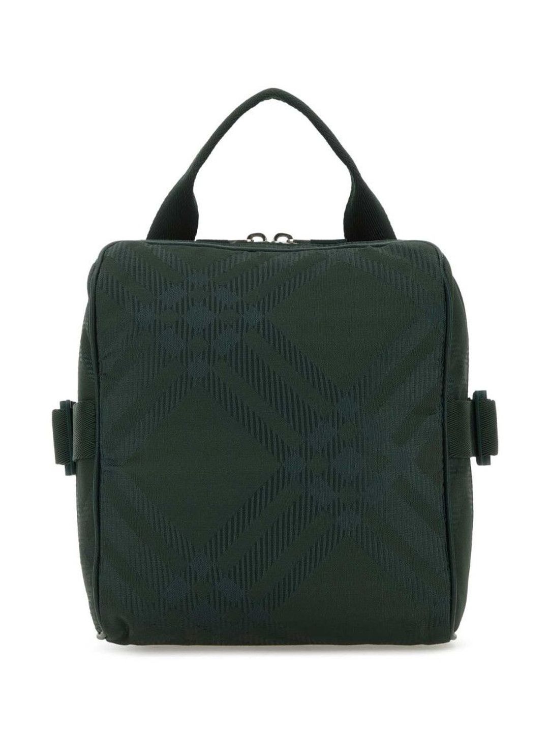 Bottle Green Fabric Crossbody Bag-image-24