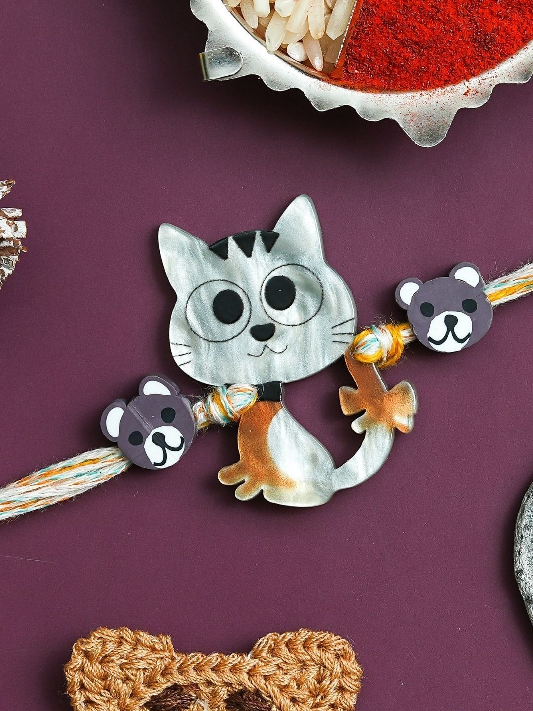 eCraftIndia Thread Rakhi-picture-8
