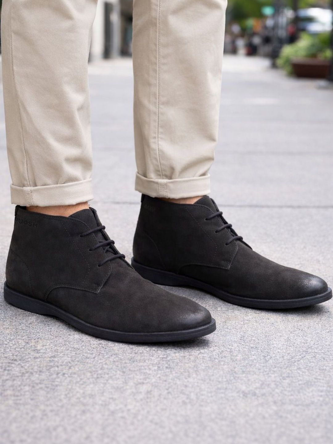 Ruosh Men Round Toe Lace-Ups Regular Boots-picture-20