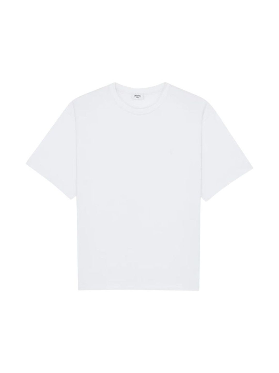 Saint Laurent White Crew Neck T-Shirt-picture-30