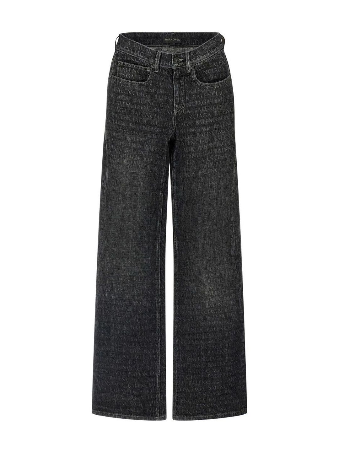 Balenciaga Black Wide Leg Jeans-image-28