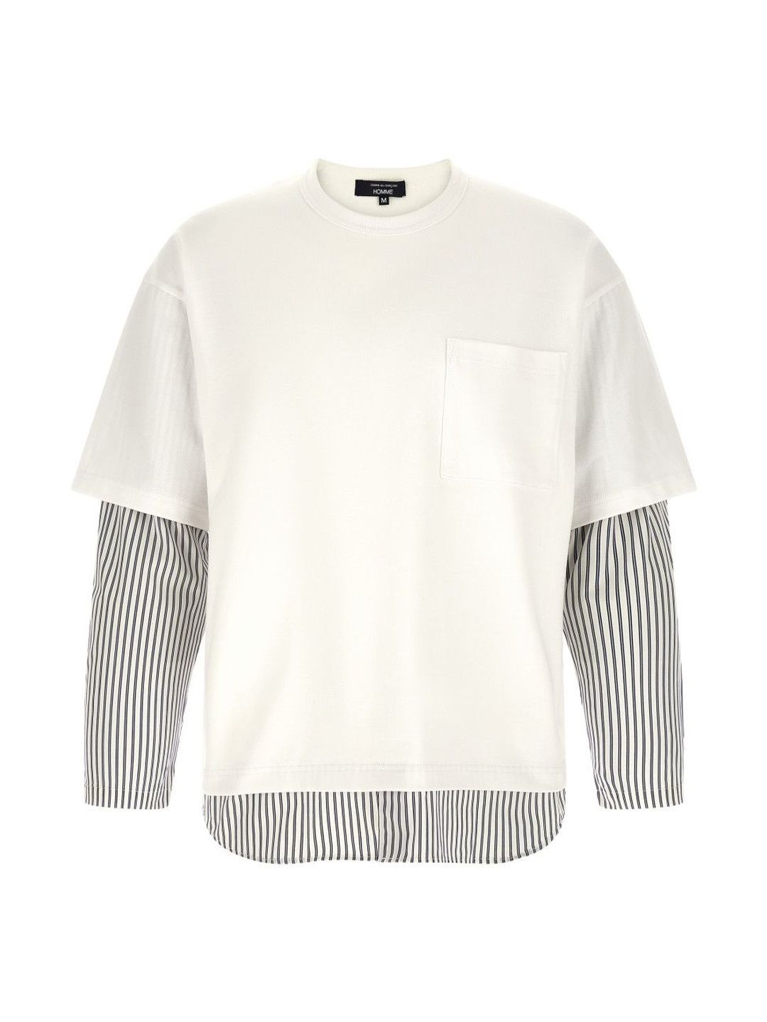 Comme Des Garcons White Shirt Insert T-Shirt-picture-34