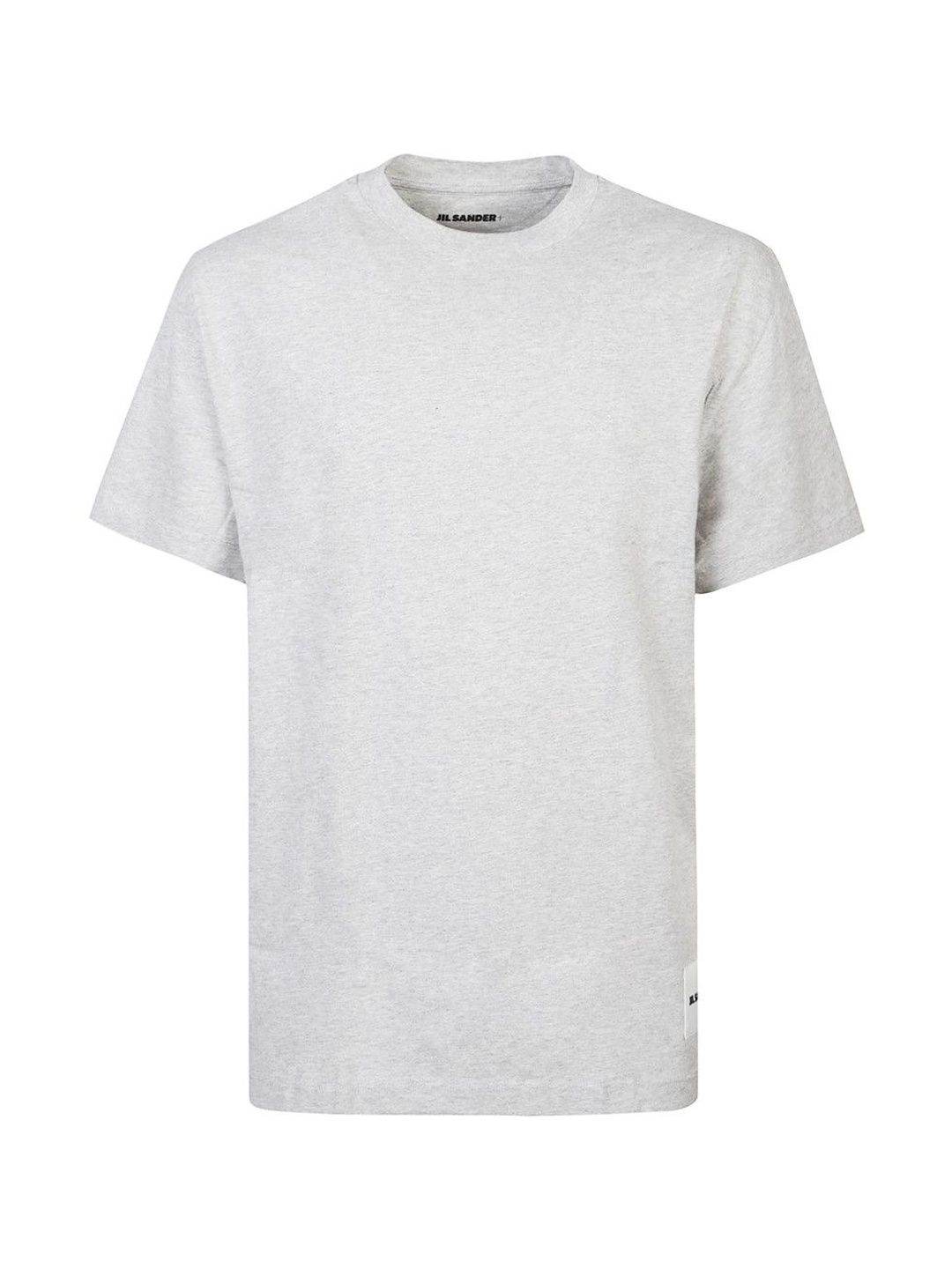 Jil Sander White Cotton T-Shirt-image-45